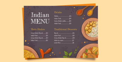 Restaurant Menu Design